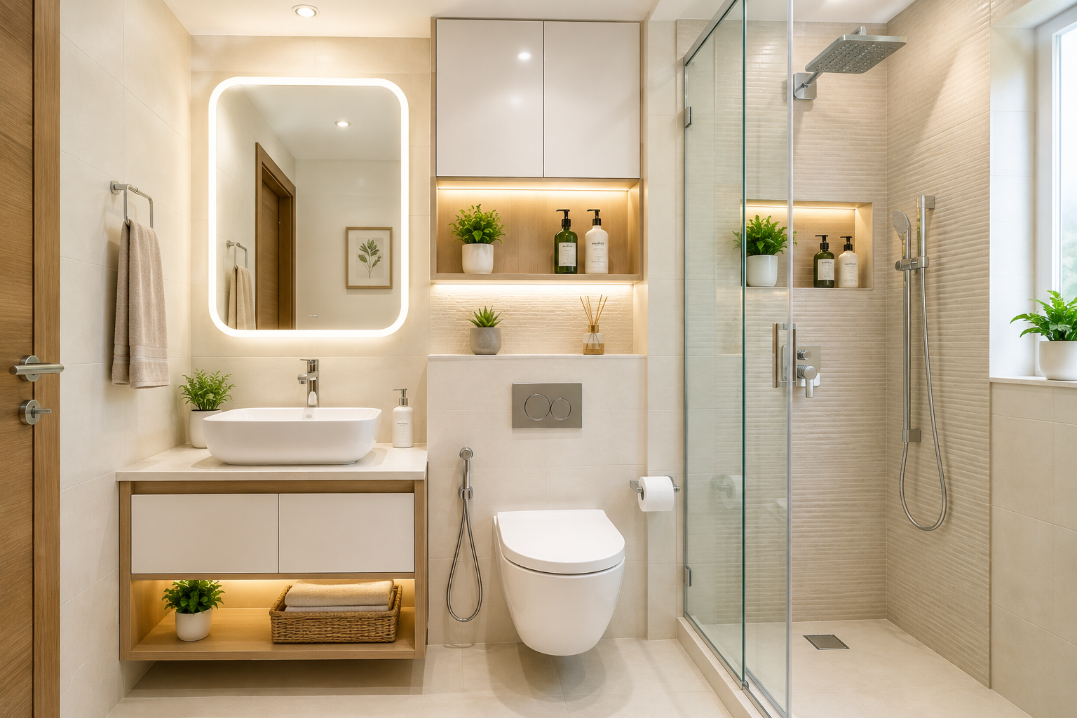 Small Bathroom Design Ideas: Stylish Space-Saving Tips